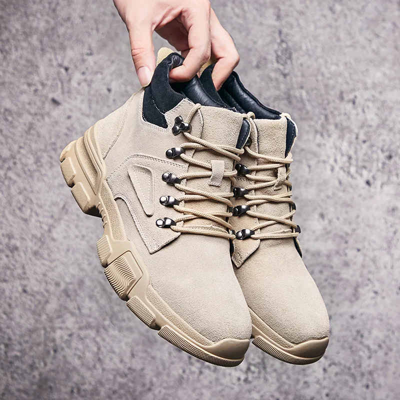 Hot Selling Men Genuine Leather Martin Boots Casual Fashionable Boots Men's Retro Workwear Short Boots Versatile Lace-up Comfort
Hot Selling Men Genuine Leather Martin Boots Casual Fashionable Boots Men's Retro Workwear Short Boots Versatile Lace-up Comfort