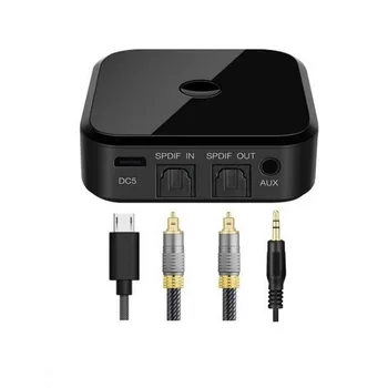 HIFI Wireless Adapter Bluetooth Receiver Transmitter Audio 3.5mm SPDIF Optical Fiber for Smartphone PC TV Headphone r20
HIFI Wireless Adapter Bluetooth Receiver Transmitter Audio 3.5mm SPDIF Optical Fiber for Smartphone PC TV Headphone r20