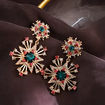 MENGJIQIAO Korean Elegant Exaggerated Star Crystal Drop Earrings For Women Luxury Rhinestone Party Pendientes Jewelry Gifts
MENGJIQIAO Korean Elegant Exaggerated Star Crystal Drop Earrings For Women Luxury Rhinestone Party Pendientes Jewelry Gifts