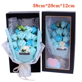 Creative Scented Artificial Soap Flowers Rose Bouquet Gift Box Simulation Rose Valentines Day Birthday Gift Decor
Creative Scented Artificial Soap Flowers Rose Bouquet Gift Box Simulation Rose Valentines Day Birthday Gift Decor