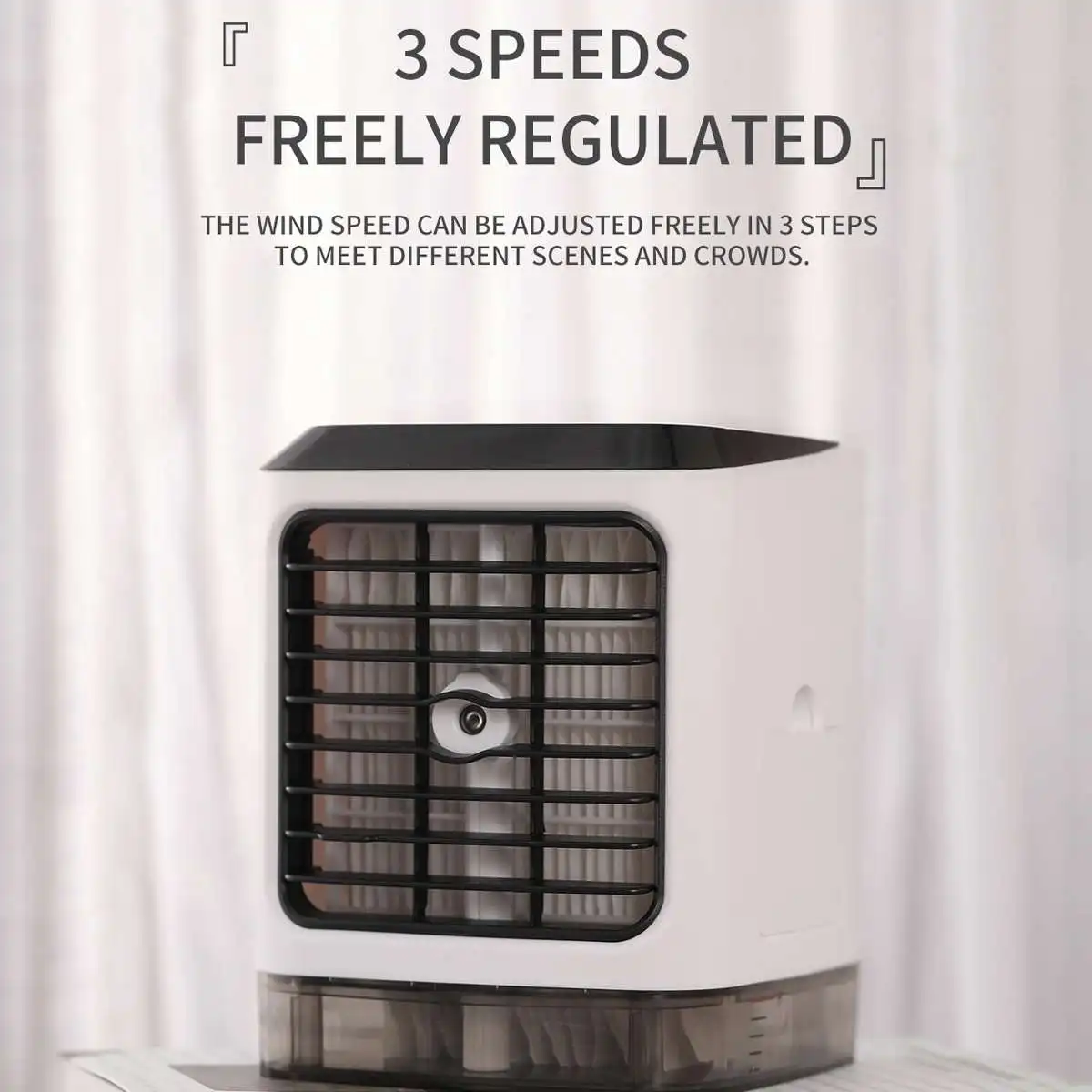 Mini 3in1 USB Portable Air Conditioner 7 Colors LED Conditioning Humidifier Purifier 3 Gear Desktop air cooler Fan w/480ml Tank
Mini 3in1 USB Portable Air Conditioner 7 Colors LED Conditioning Humidifier Purifier 3 Gear Desktop air cooler Fan w/480ml Tank