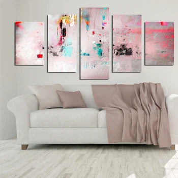 5 Pieces Abstract Colorful Inkjet Decorative Painting Wall Stickers Canvas Hd Print Decor for Living Room Hotel Room Hall Mural
5 Pieces Abstract Colorful Inkjet Decorative Painting Wall Stickers Canvas Hd Print Decor for Living Room Hotel Room Hall Mural