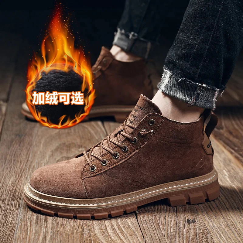 2019 New Style British-Style Outdoor Martin Boots MEN'S Shoes Autumn & Winter Super Fire Mid-top Boots plus Velvet Retro Worker
2019 New Style British-Style Outdoor Martin Boots MEN'S Shoes Autumn & Winter Super Fire Mid-top Boots plus Velvet Retro Worker