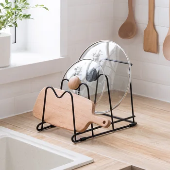 Multi-purpose Pot Cover Cutting Board Rag Storage Rack Kitchen Countertop Iron Multi-layer Storage Finishing Rack
Multi-purpose Pot Cover Cutting Board Rag Storage Rack Kitchen Countertop Iron Multi-layer Storage Finishing Rack