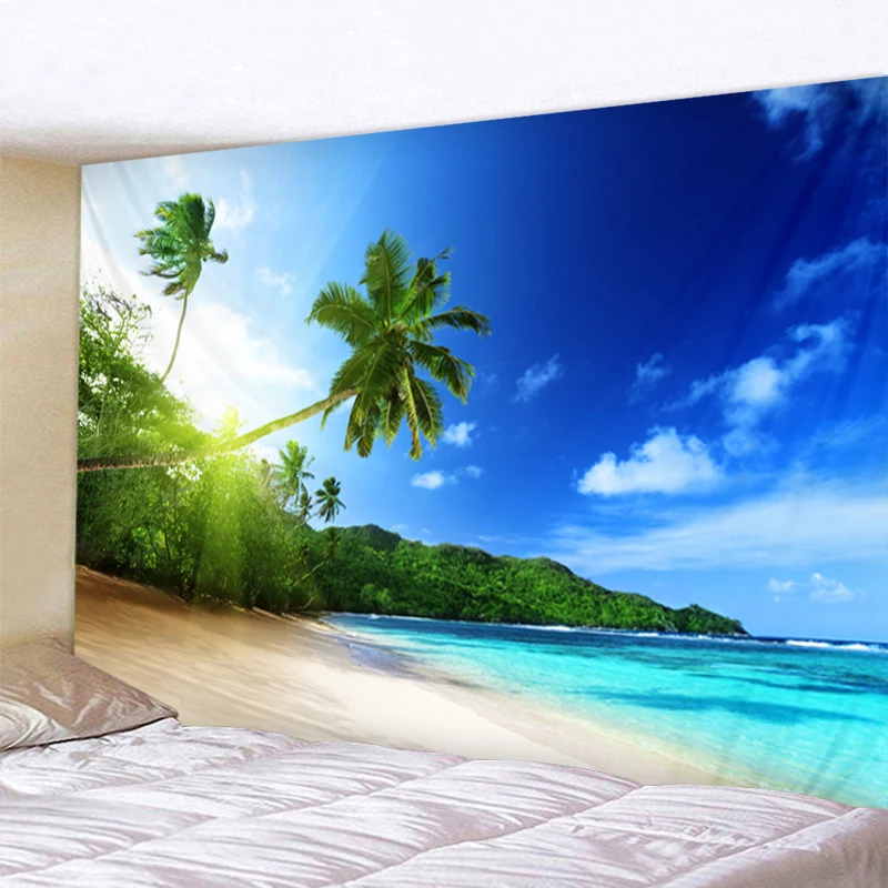 Sunny Green Tree Beach Print Wall Tapestry Cheap Hippie Wall Hanging Hohemian Tapestry Tapestry Mandala Wall Art Decorat
Sunny Green Tree Beach Print Wall Tapestry Cheap Hippie Wall Hanging Hohemian Tapestry Tapestry Mandala Wall Art Decorat