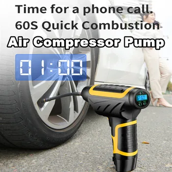 Smart Car Air Compressor Car Air Pump Portable Wireless Handheld USB Charging Tire Inflator Motorcycles Cars Truck Repair Tool
Smart Car Air Compressor Car Air Pump Portable Wireless Handheld USB Charging Tire Inflator Motorcycles Cars Truck Repair Tool