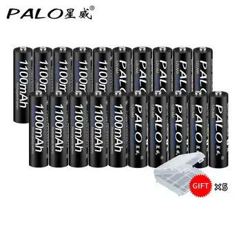 PALO 20 pcs 3A batteries Ni-MH AAA Batteries 1100mAh aaa in Rechargeable Battery 1.2V AAA 3a battery for Camera Flashlight Toy
PALO 20 pcs 3A batteries Ni-MH AAA Batteries 1100mAh aaa in Rechargeable Battery 1.2V AAA 3a battery for Camera Flashlight Toy