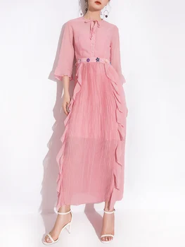 Spring Dress Female 2020 New Korean Version of the Loose Waist Slimming Dress Temperament Red Lady Summer Dress 
Spring Dress Female 2020 New Korean Version of the Loose Waist Slimming Dress Temperament Red Lady Summer Dress