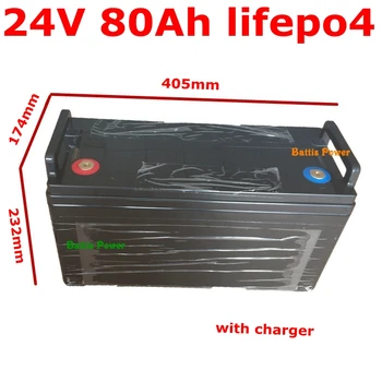 Waterproof 24V 80AH lifepo4 lithium Battery BMS 8S for 2400W Solar Energy storage inverter scooter Sweeper EV +10A Charger
Waterproof 24V 80AH lifepo4 lithium Battery BMS 8S for 2400W Solar Energy storage inverter scooter Sweeper EV +10A Charger