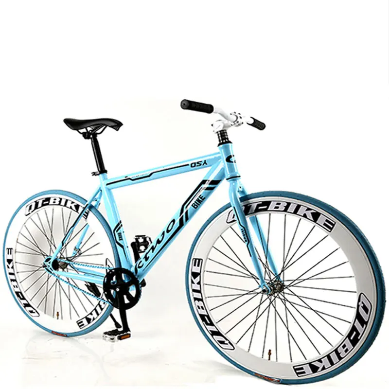 Clearance Bicycle Road Bike New Fixed Gear Muscle Frame Bending Adult Racing 26 Inch Single Speed 60 Knife Wheel 10