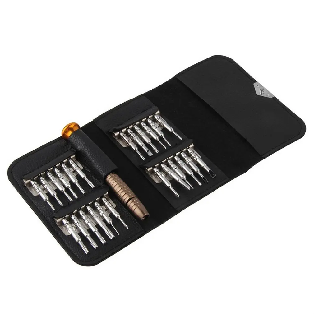 1 Screwdriver Set 25 In 1 Universal Torx Screwdriver Repair Tool Set For iPhone Cellphone Tablet PC Repair Portable Tool Kit
1 Screwdriver Set 25 In 1 Universal Torx Screwdriver Repair Tool Set For iPhone Cellphone Tablet PC Repair Portable Tool Kit
