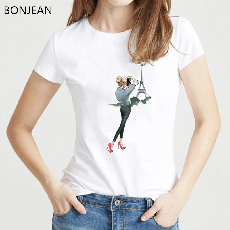New Fashion Paris Eiffel Tower Printing T Shirt Women Summer Hipster T-Shirt Femme Novelty Design Casual Ladies Tops Tee Shirt 
New Fashion Paris Eiffel Tower Printing T Shirt Women Summer Hipster T-Shirt Femme Novelty Design Casual Ladies Tops Tee Shirt