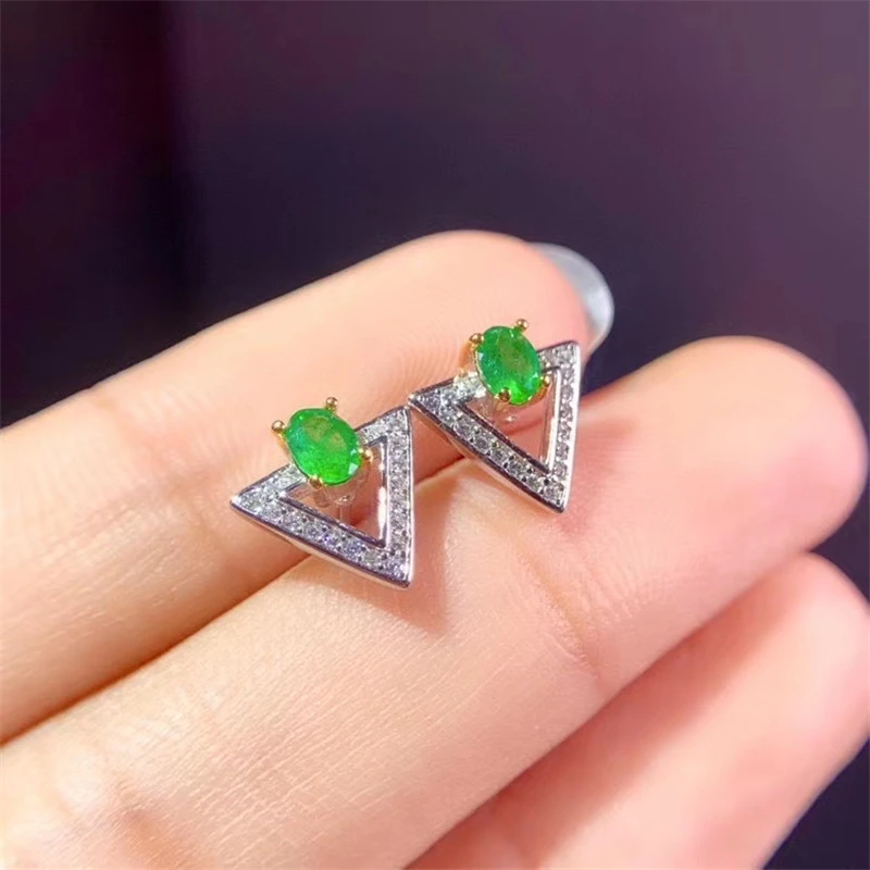 Genuine Emerald Stud Earrings,Simple Studs,TriangleStuds,Silver Studs, Emerald Earrings, Emerald Stud,Gem Stud,Gemstone Earring
Genuine Emerald Stud Earrings,Simple Studs,TriangleStuds,Silver Studs, Emerald Earrings, Emerald Stud,Gem Stud,Gemstone Earring