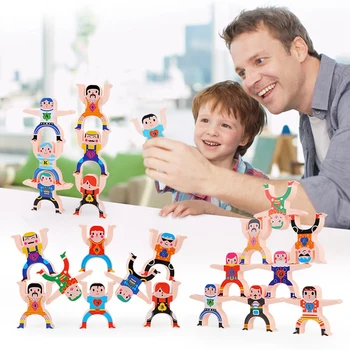 FBIL-Acrobatic Troupe Interlock Toys Wooden Balancing Blocks Games Toddler Educational Toys 16 Pieces
FBIL-Acrobatic Troupe Interlock Toys Wooden Balancing Blocks Games Toddler Educational Toys 16 Pieces