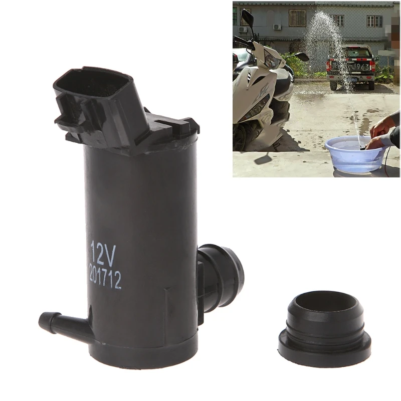 

High Pressure 12V 3.7A Water Pump Washer Car Glass High Power Wash Washing Pump Explosionproof High temperature resistant