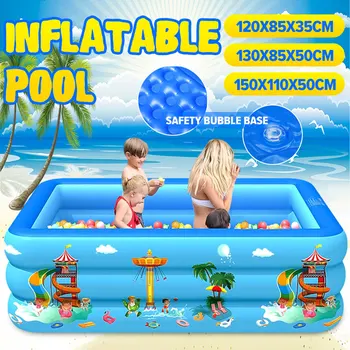 1.2M/1.3M/1.5M Children Bathing Tub Baby Home Use Paddling Pool Inflatable Square Swimming Pool Kids Inflatable Pool Garden
1.2M/1.3M/1.5M Children Bathing Tub Baby Home Use Paddling Pool Inflatable Square Swimming Pool Kids Inflatable Pool Garden