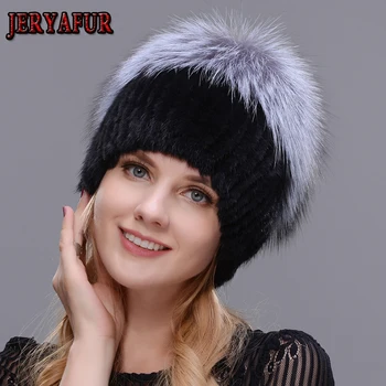 JERYAFUR Real Sliver Fox Fur Hat Female Natural Mink Fur Winter Hats For Women Rose Rhinestones Patchwork Mix Color Beanies 
JERYAFUR Real Sliver Fox Fur Hat Female Natural Mink Fur Winter Hats For Women Rose Rhinestones Patchwork Mix Color Beanies