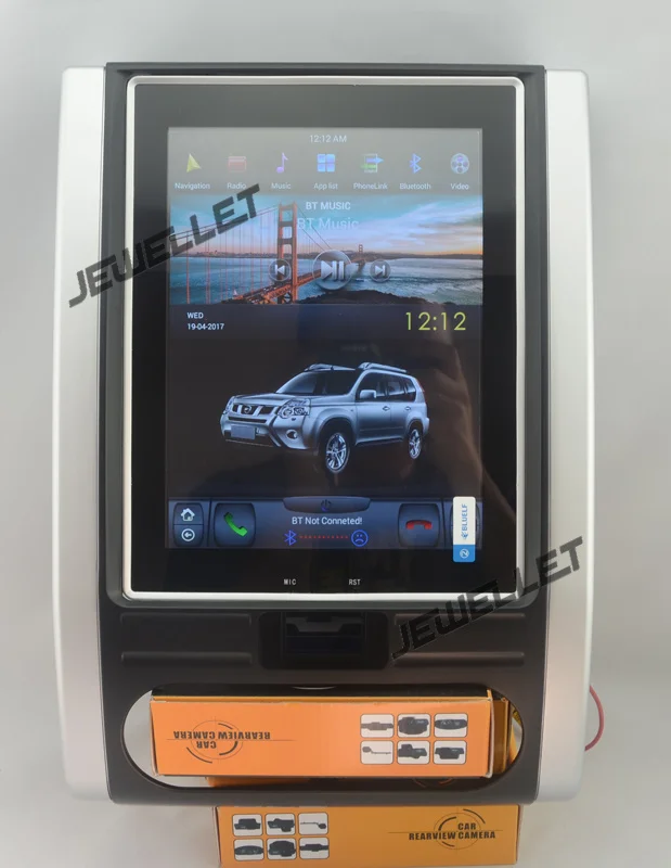 Вертикальный экран 10 4 "tesla style android 9 0 шесть ядер Автомобильный GPS Радио