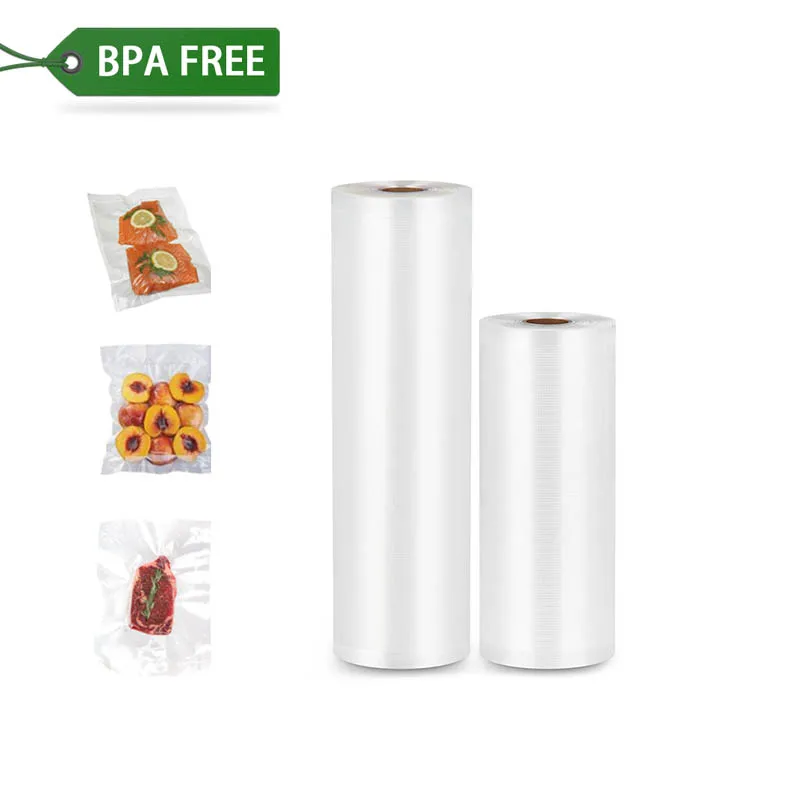 

25x500cm Vacuum Food Saver Sealer Rolls Sous Vide Storage Packaging Bags for Meat Fruits Vegetables Nuts