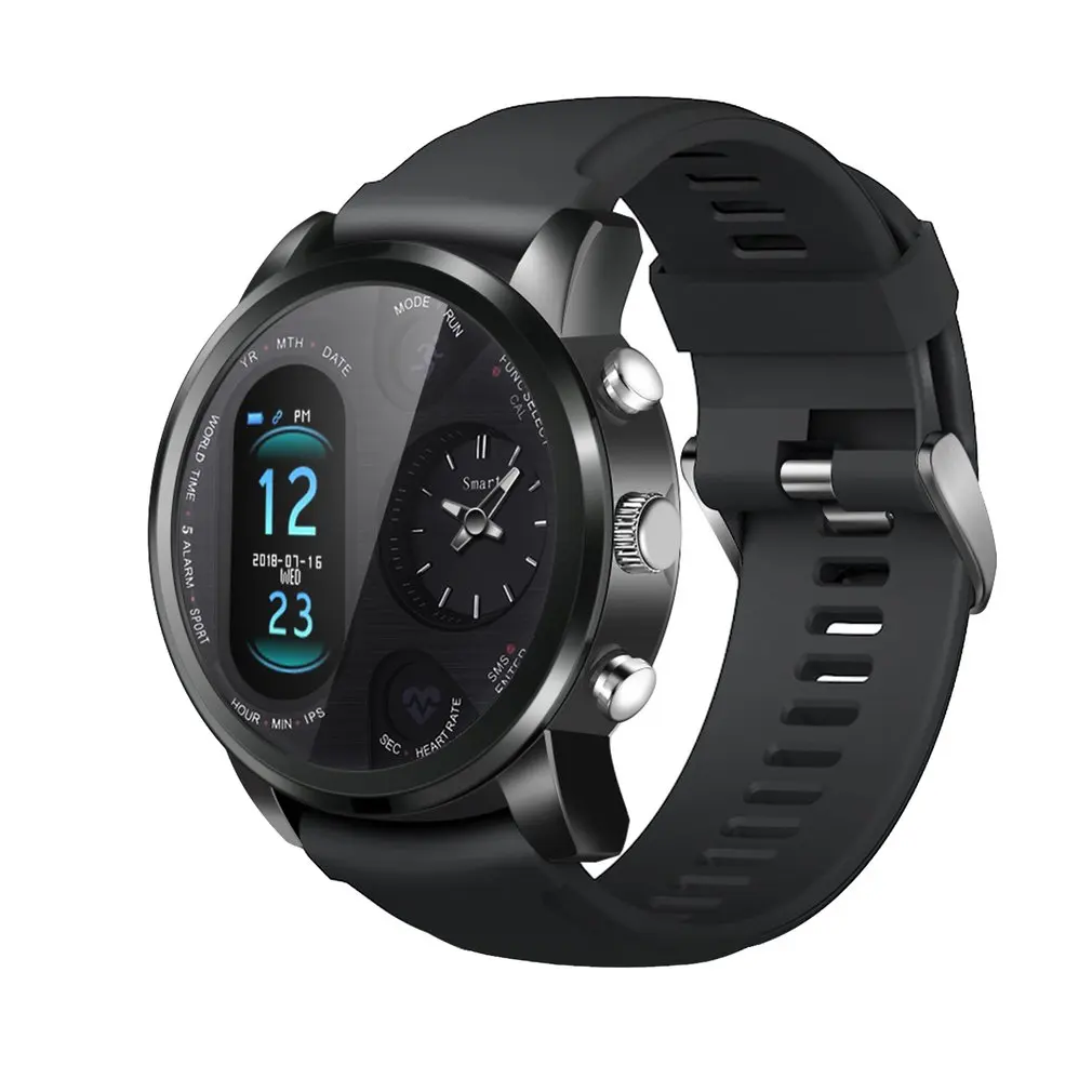 T3Pro Dual Display Smart Watch Heart Rate Sports Fitness Tracker Two Time Zones Sports Commerce Smart Watches
T3Pro Dual Display Smart Watch Heart Rate Sports Fitness Tracker Two Time Zones Sports Commerce Smart Watches