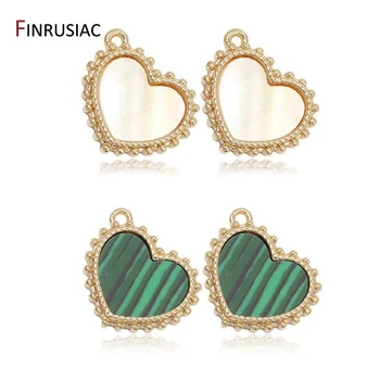 Handmade DIY Making Earring Charms and Pendants Gold Plated Shell Heart Charms Make Necklace Bracelets
Handmade DIY Making Earring Charms and Pendants Gold Plated Shell Heart Charms Make Necklace Bracelets