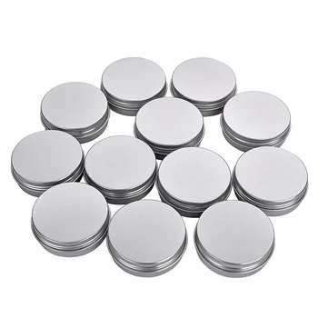2 Oz Aluminum Tins Cans Round Storage Jars Containers Screw Lids Tins Travel Tins Cosmetic Refillable Containers,Pack of 18(Silv
2 Oz Aluminum Tins Cans Round Storage Jars Containers Screw Lids Tins Travel Tins Cosmetic Refillable Containers,Pack of 18(Silv