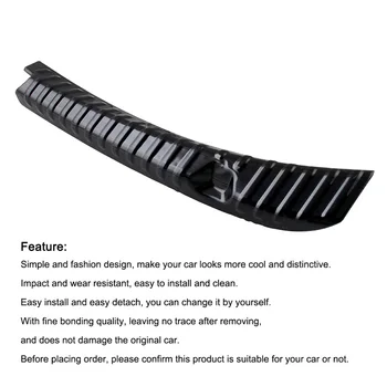 Anti Scratch Bumper Protector Guard Exterior Car Accessories Decorative Stainless Steel Black Rear Trunk Strip For Tesla Model 3
Anti Scratch Bumper Protector Guard Exterior Car Accessories Decorative Stainless Steel Black Rear Trunk Strip For Tesla Model 3