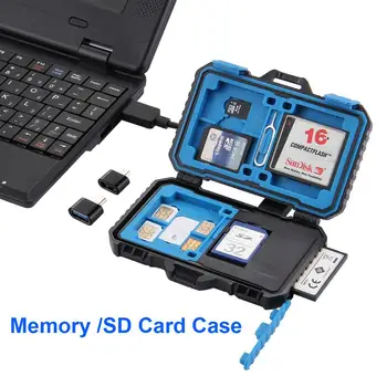 PULUZ Waterproof Anti-Shock Camera Memory Card Box With Card Reader 3.0 SD/CF For 1Standard SIM+2Micro-SIM+2Nano-SIM+3CF+7SD+6TF
PULUZ Waterproof Anti-Shock Camera Memory Card Box With Card Reader 3.0 SD/CF For 1Standard SIM+2Micro-SIM+2Nano-SIM+3CF+7SD+6TF