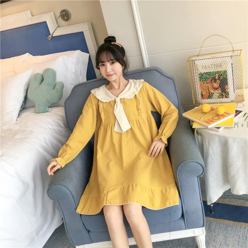 Pajamas Women's Spring And Autumn Tatting Pure Cotton Korean-style Thin Nightgown Women's Princess Style Summer Emperor Fresh An
Pajamas Women's Spring And Autumn Tatting Pure Cotton Korean-style Thin Nightgown Women's Princess Style Summer Emperor Fresh An