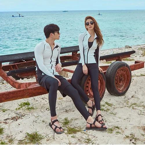 Autumn And Winter Bathing Suit Diving Suit Hipster Sports COUPLE'S Four-piece Set Conservative Long Sleeve Surfing Hot Springs S 
Autumn And Winter Bathing Suit Diving Suit Hipster Sports COUPLE'S Four-piece Set Conservative Long Sleeve Surfing Hot Springs S