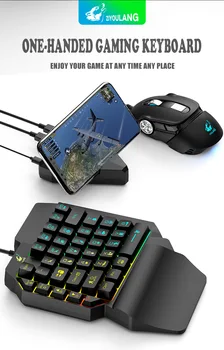 Wired Gaming Keypad Keyboard 39 Keys One-Handed Blue Switch LED Backlight Mechanical Keyboard For CS Dota LOL
Wired Gaming Keypad Keyboard 39 Keys One-Handed Blue Switch LED Backlight Mechanical Keyboard For CS Dota LOL