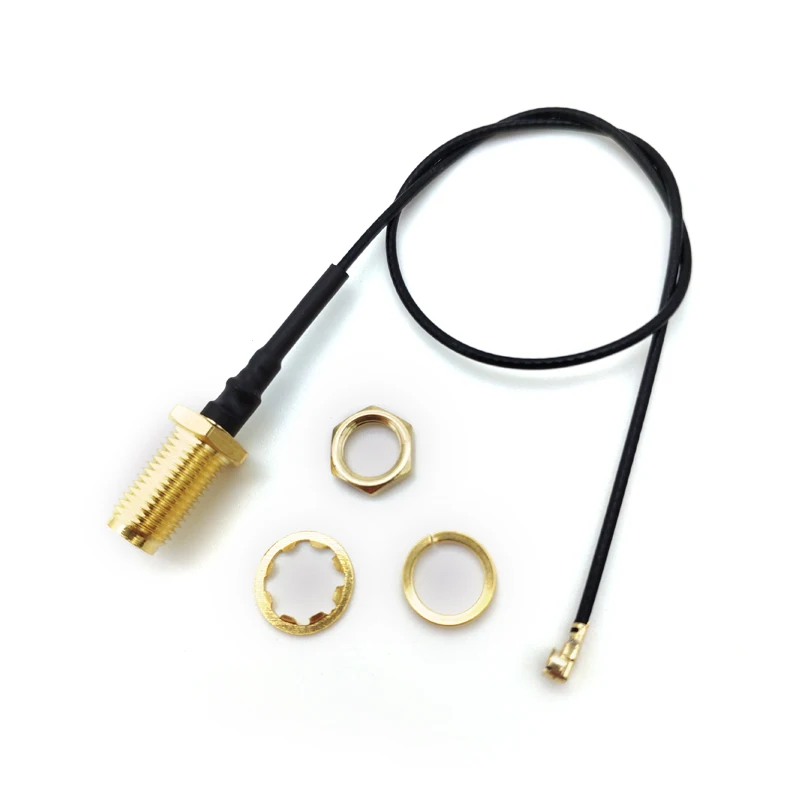 

20CM SMA Straight JACK TO IPEX FEMALE connector RF Pigtail cable uFL/u.FL/IPX Antenna adapter wire for WIFI/GSM/GPS 1.13mm