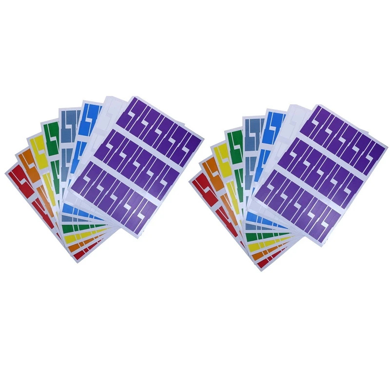 480 Labels 16 Sheets of Color Waterproof Thread Label Stickers Tear-Resistant Flexible Work Identification Labels
480 Labels 16 Sheets of Color Waterproof Thread Label Stickers Tear-Resistant Flexible Work Identification Labels