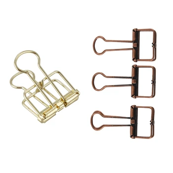 24Pcs Creative Wire Binder Clips Reusable Paper Clips Small Skeleton Clips with Good Elasticity Strong Grip for Your Documents -
24Pcs Creative Wire Binder Clips Reusable Paper Clips Small Skeleton Clips with Good Elasticity Strong Grip for Your Documents -