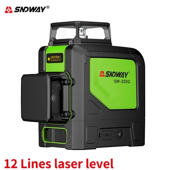 Sndway High precision green laser level 12 lines 3d lazer level self-leveling laser-level 360 Vertical and Horizontal leveling
Sndway High precision green laser level 12 lines 3d lazer level self-leveling laser-level 360 Vertical and Horizontal leveling