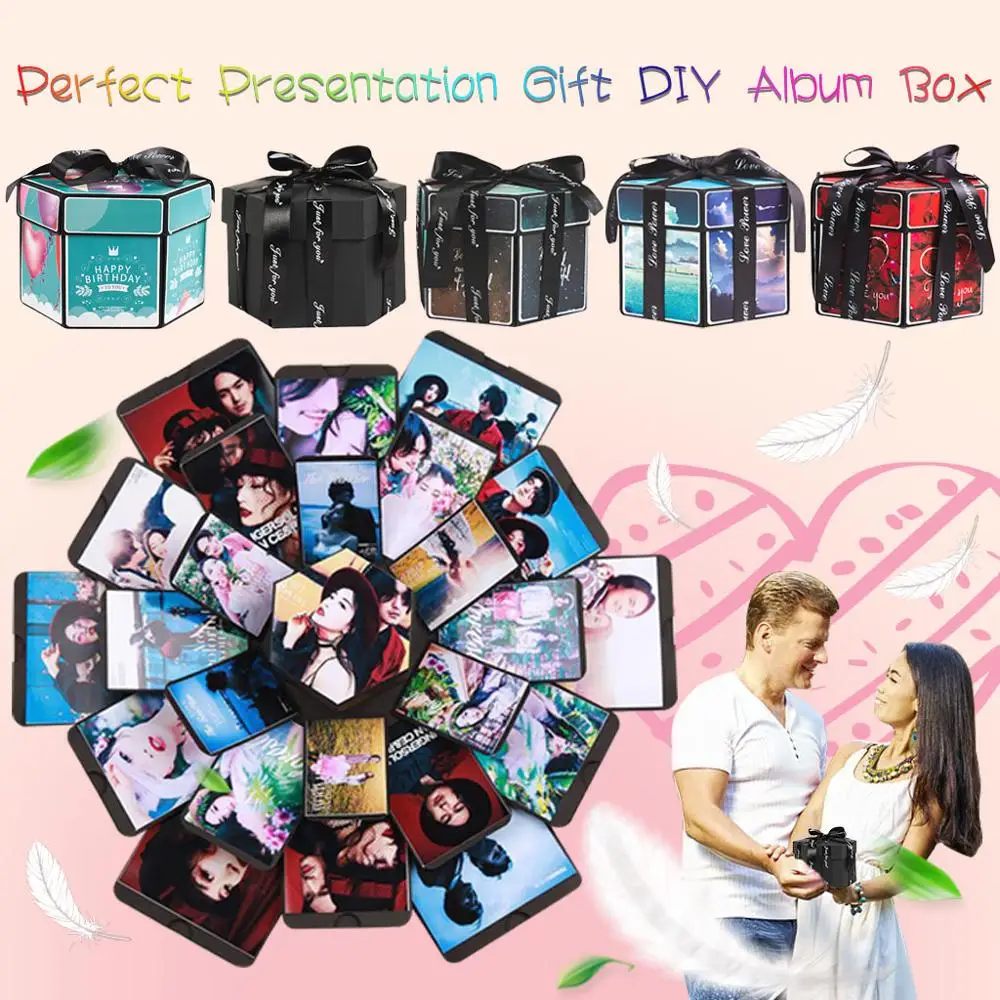 Height Creative Surprise Explosion Box Gift Anniversary Love Memory Multi-layer Surprise DIY Photo Album Valentine Birthday Gift
Height Creative Surprise Explosion Box Gift Anniversary Love Memory Multi-layer Surprise DIY Photo Album Valentine Birthday Gift