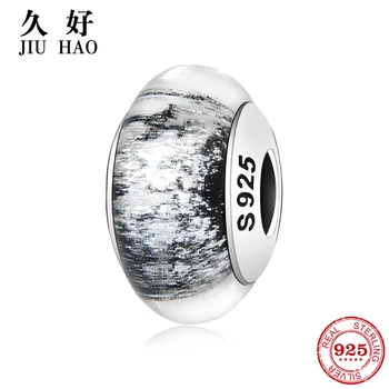 100% Authentic sparkling 925 Sterling Silver charm light Grey black Murano Glass Beads Fit Original European Charms Bracelet 
100% Authentic sparkling 925 Sterling Silver charm light Grey black Murano Glass Beads Fit Original European Charms Bracelet