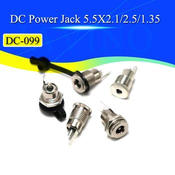 2Pcs DC-099 5.5mm x 2.1mm 2.5mm 1.3 DC Power Jack Socket DC099 Female Panel Mount Connector Metal 5.5*2.1 5.5*2.5
2Pcs DC-099 5.5mm x 2.1mm 2.5mm 1.3 DC Power Jack Socket DC099 Female Panel Mount Connector Metal 5.5*2.1 5.5*2.5