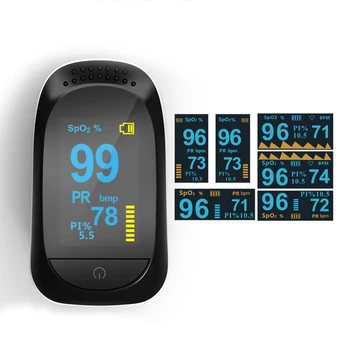 Finger Pulse Oximeter OLED SPO2 PR PI ODI Sleep Monitor 8 hours of data storage and data analysis capabilities
Finger Pulse Oximeter OLED SPO2 PR PI ODI Sleep Monitor 8 hours of data storage and data analysis capabilities
