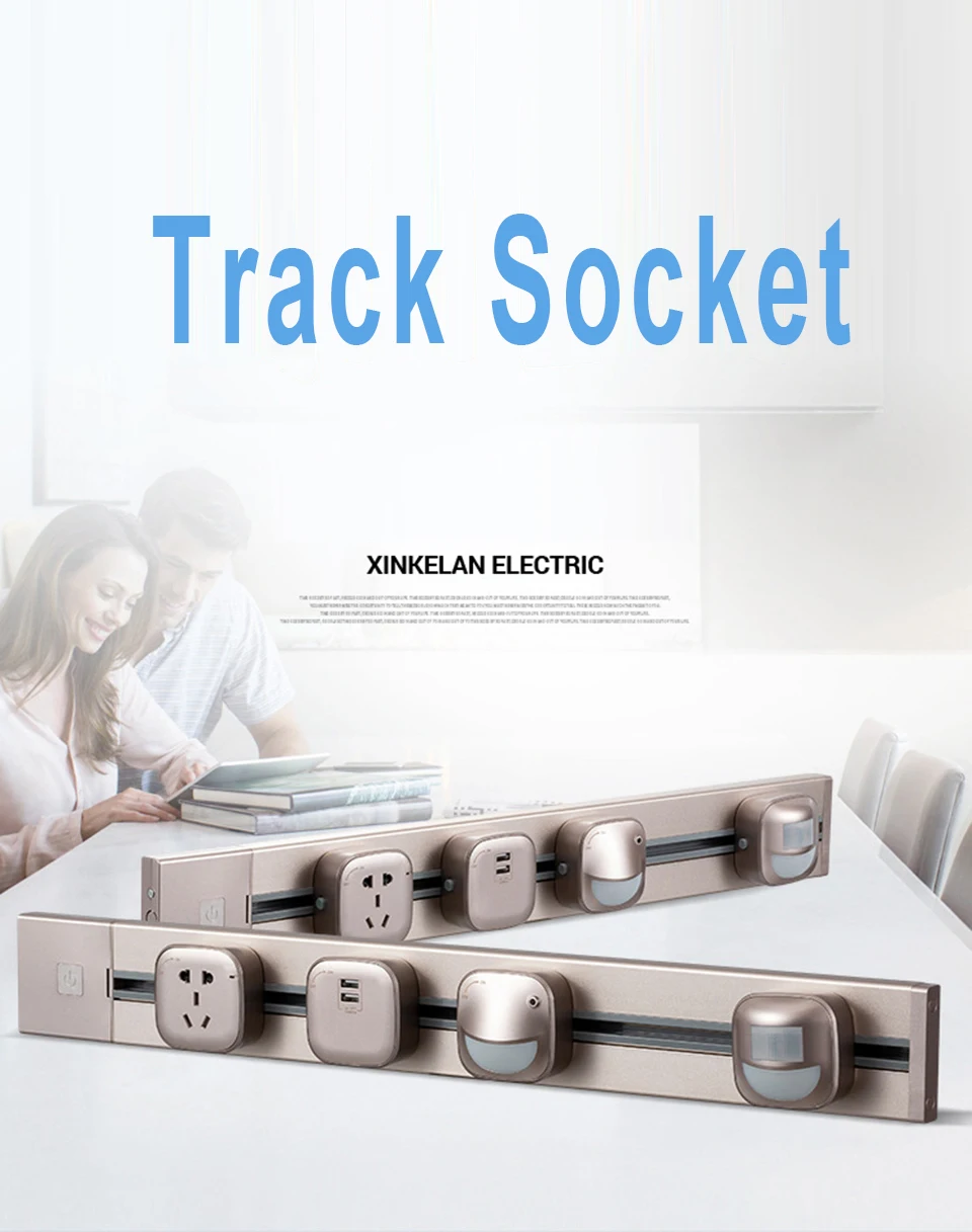 Track socket P5 60CM aluminum alloy track wall socket 3 color plug socket power socket panel USB
Track socket P5 60CM aluminum alloy track wall socket 3 color plug socket power socket panel USB