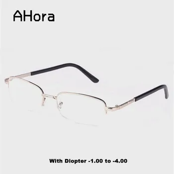 Ahora Metal Half Frame Finished Myopia Glasses for Women Men Unisex Optical Frame Myopia With Diopter -1.0 1.5 2.0 2.5 3.0 3.5 4
Ahora Metal Half Frame Finished Myopia Glasses for Women Men Unisex Optical Frame Myopia With Diopter -1.0 1.5 2.0 2.5 3.0 3.5 4