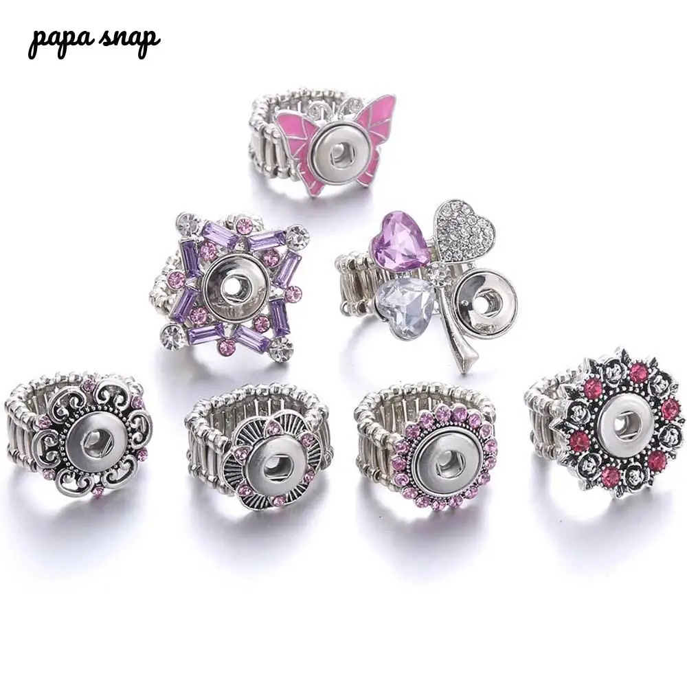 Wholesale 12mm Snaps Ring Pink butterfly Metal snap Buttons ring adjustable flexible Rings for women fit 12mm Snaps jewelry
Wholesale 12mm Snaps Ring Pink butterfly Metal snap Buttons ring adjustable flexible Rings for women fit 12mm Snaps jewelry