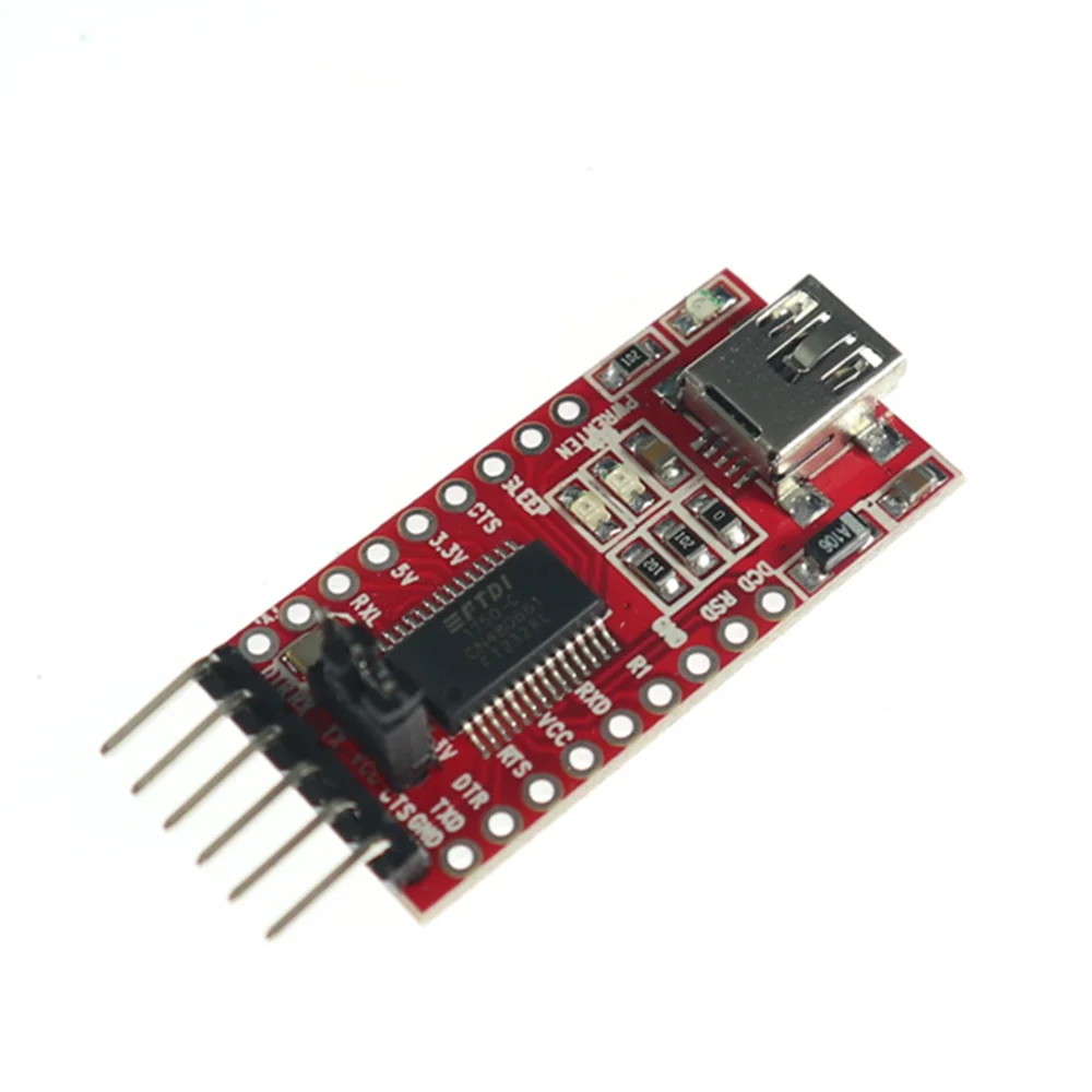 Модуль адаптера интерфейса FT232RL FTDI основной USB 3 В 5 в TTL Serial для мини-скачиваемого