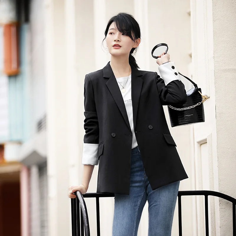 Autumn And Winter New Style Korean-style Small Suit Coat Mid-length Fashion Casual Retro Suit British-Style Small Suit Women's
Autumn And Winter New Style Korean-style Small Suit Coat Mid-length Fashion Casual Retro Suit British-Style Small Suit Women's