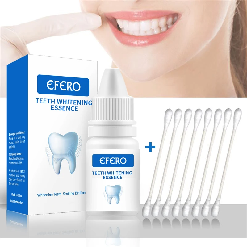 1PCS EFERO White Teeth Whitening Serum Oral Hygiene Cleaning Essence Remove Stains Tooth Bleaching Dental Teeth Care Products
1PCS EFERO White Teeth Whitening Serum Oral Hygiene Cleaning Essence Remove Stains Tooth Bleaching Dental Teeth Care Products