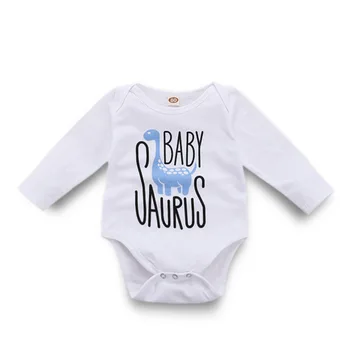Baby Saurus Print Baby Girl Boy Long Sleeve Bodysuits Newborn Onesie Toddler Girl Infant Fall Clothes Tiny Cottons 2019
Baby Saurus Print Baby Girl Boy Long Sleeve Bodysuits Newborn Onesie Toddler Girl Infant Fall Clothes Tiny Cottons 2019