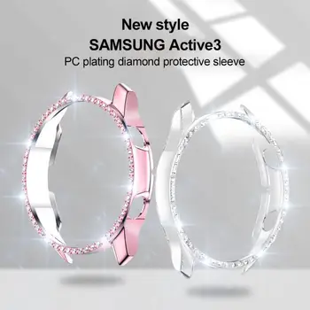 Electroplating Single Row Diamond Protector Case for Samsung Galaxy Watch 3 41mm Watch3 Soft smart watch Cover Protective Bumper
Electroplating Single Row Diamond Protector Case for Samsung Galaxy Watch 3 41mm Watch3 Soft smart watch Cover Protective Bumper