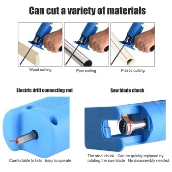 Portable Cordless Reciprocating Saw Set Saw Blade For Wood Metal Chain Saws Cutting Power Tool Cutting Woodworking Tools
Portable Cordless Reciprocating Saw Set Saw Blade For Wood Metal Chain Saws Cutting Power Tool Cutting Woodworking Tools