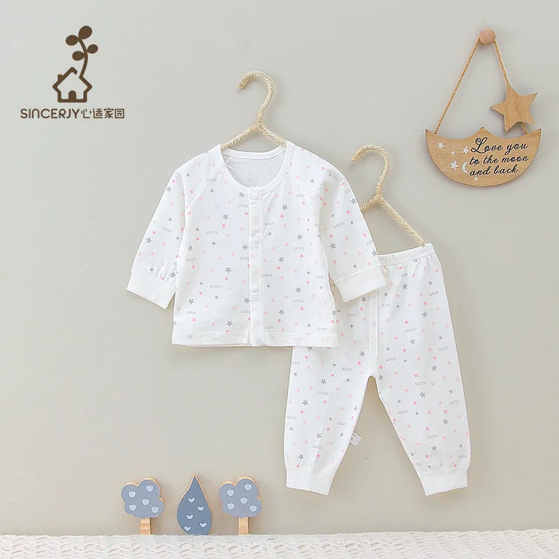 Newborns Spring And Autumn New Style Men And Women Child Baby Combing Cotton Stand Collar Two-Piece Clothes for Babies CHILDREN'
Newborns Spring And Autumn New Style Men And Women Child Baby Combing Cotton Stand Collar Two-Piece Clothes for Babies CHILDREN'