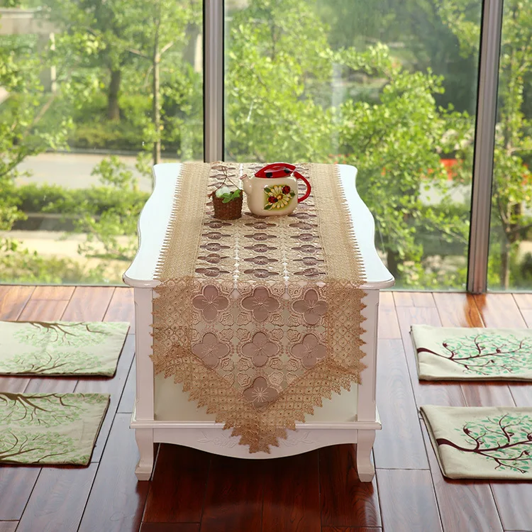 New style glass gauze hollowed out Chinese Classical Luxury table and flag table mat, table cloth, tea table cover
New style glass gauze hollowed out Chinese Classical Luxury table and flag table mat, table cloth, tea table cover